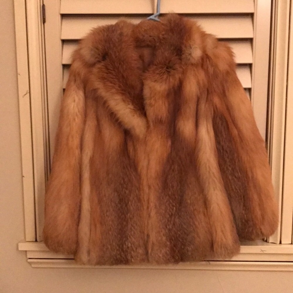 Vintage Short, Red Fox/Fur Coat XS
